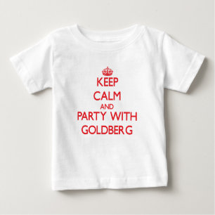 T-shirt Pour Bébé Gardez le calme et la partie avec Goldberg