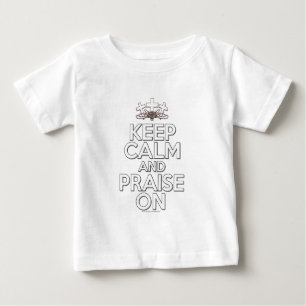 T-shirt Pour Bébé Gardez le calme et le félicitez dessus