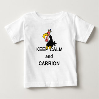 T-shirt Pour Bébé Gardez le calme et le vautour de charogne