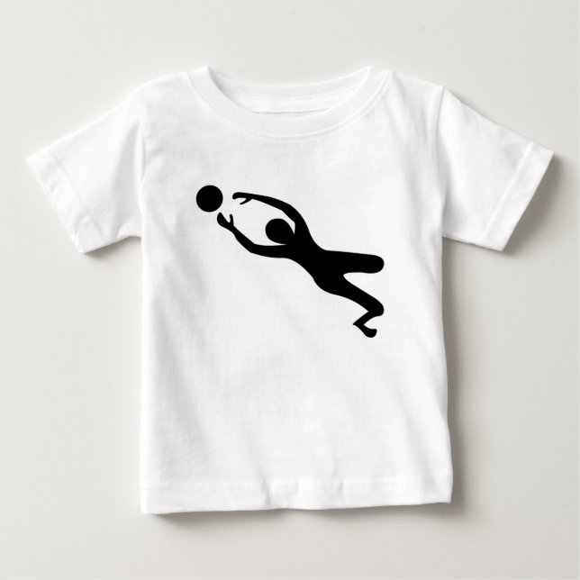 T-shirt Pour Bébé Gardien des objectifs - Noir (Devant)