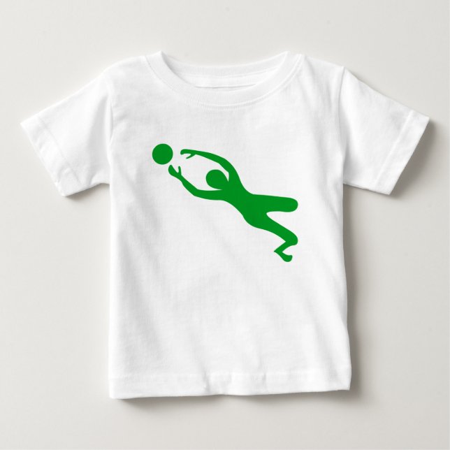 T-shirt Pour Bébé Gardien des objectifs - Vert herbe (Devant)