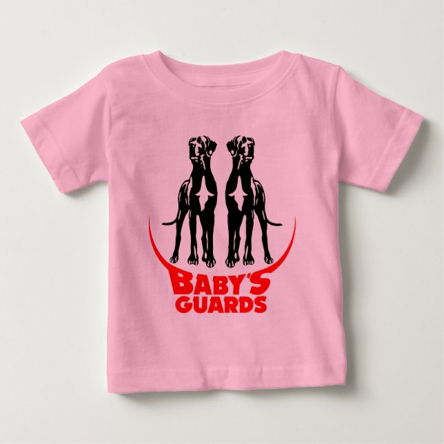 T-shirt Pour Bébé Gardiens de bébé (Devant)