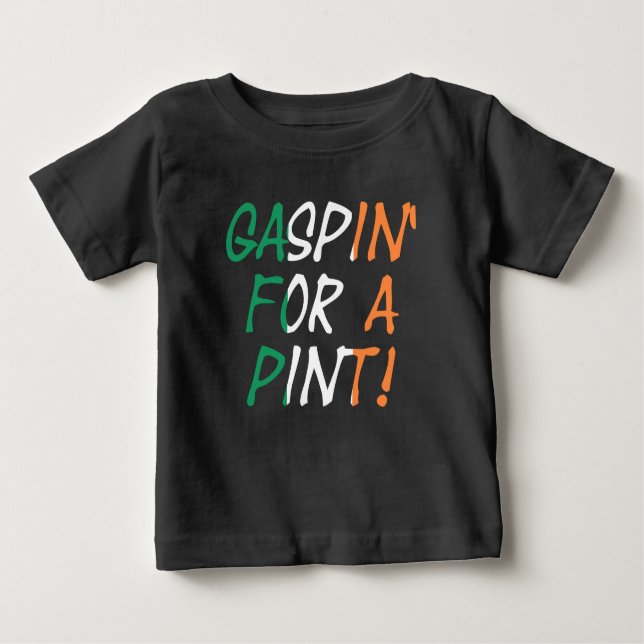 T-shirt Pour Bébé Gaspin' Pour Un Pint (Devant)