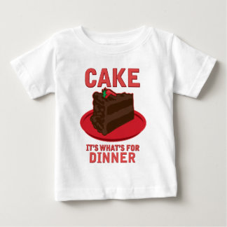T-shirt Pour Bébé Gâteau, c'est quoi pour DInner