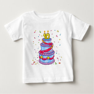 T-shirt Pour Bébé Gâteau d'anniversaire
