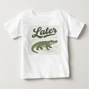T-shirt Pour Bébé Gator ultérieur : En mouvement