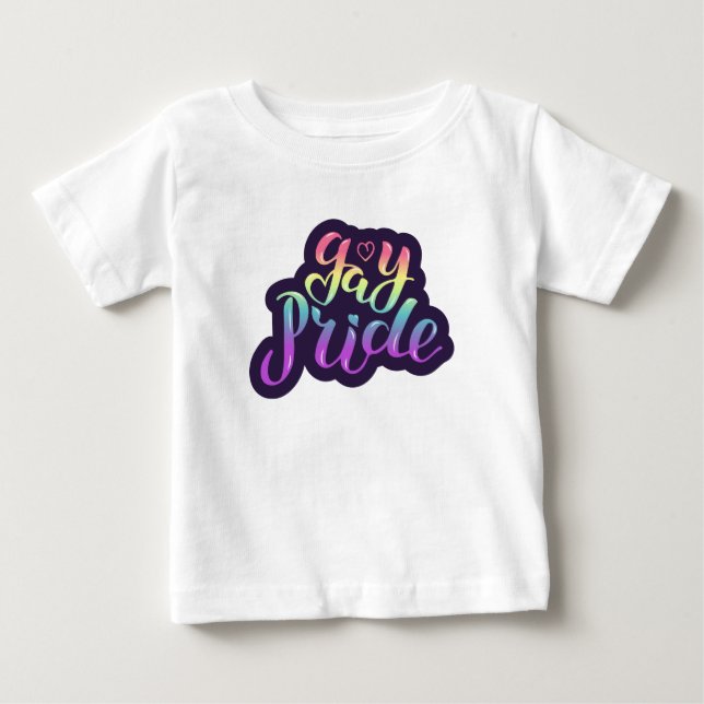 T-shirt Pour Bébé Gay pride (Devant)