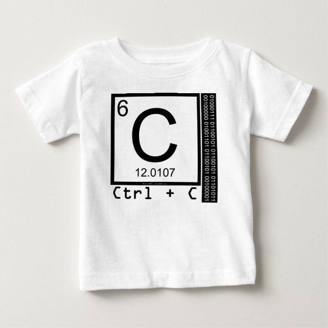 T-shirt Pour Bébé Geek Me! Carbon Copy (Devant)