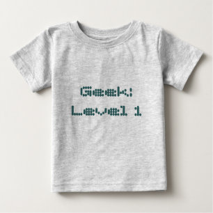T-shirt Pour Bébé Geek : Niveau 1