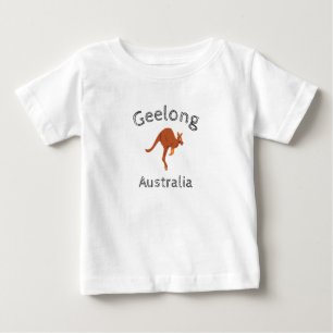 T-shirt Pour Bébé Geelong Australie Kangourou 4