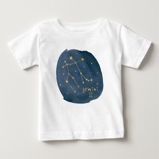 T-shirt Pour Bébé Gemini (Devant)