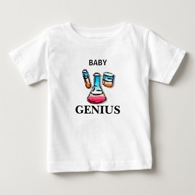 T-shirt Pour Bébé Génie de bébé (Devant)