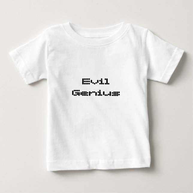 T-shirt Pour Bébé Génie mauvais (Devant)