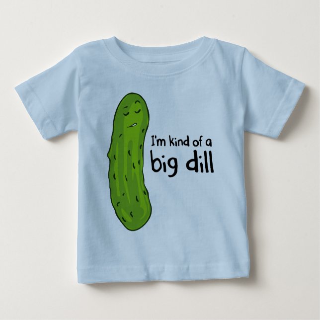 T-shirt Pour Bébé Genre de pickle à l'aneth d'affaire (Devant)
