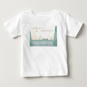 T-shirt Pour Bébé Geo extérieur I errent souvent, merveille