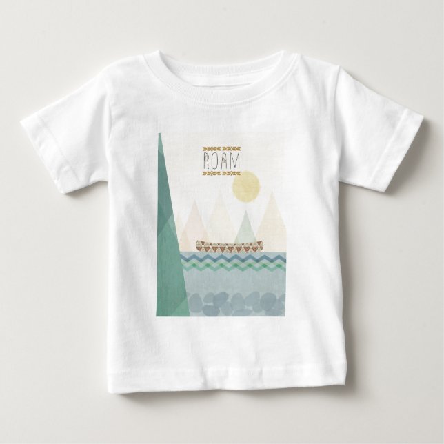 T-shirt Pour Bébé Geo extérieur II | errent (Devant)