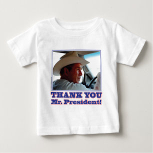 T-shirt Pour Bébé George Bush/Merci !