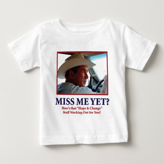 T-shirt Pour Bébé George W. Bush (Devant)