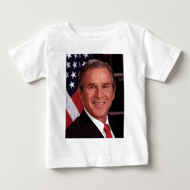 T-shirt Pour Bébé George W. Bush (Devant)