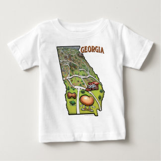 T-shirt Pour Bébé Géorgie