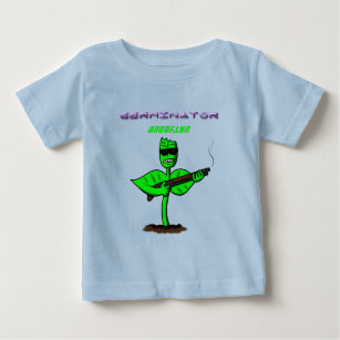 T-shirt Pour Bébé Germinator cyborg plante dessin humoristique