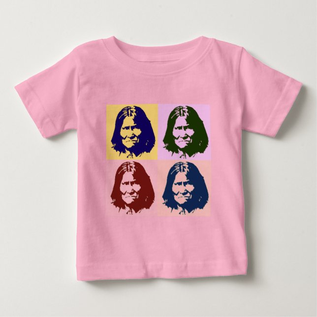 T-shirt Pour Bébé Géronimo Pop Art (Devant)