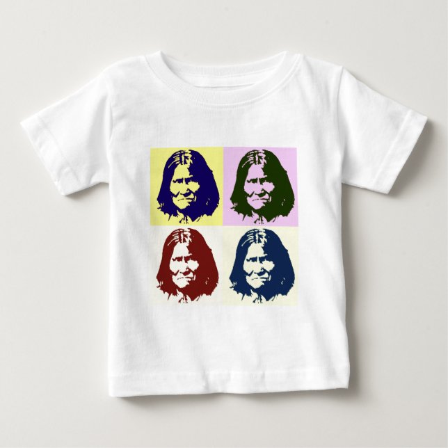 T-shirt Pour Bébé Geronimo Pop Art (Devant)