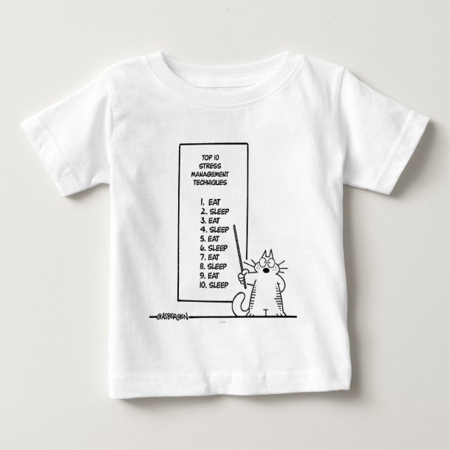 T-shirt Pour Bébé Gestion du temps (Devant)