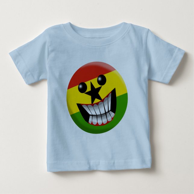 T-shirt Pour Bébé Ghana (Devant)