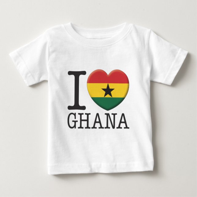 T-shirt Pour Bébé Ghana (Devant)