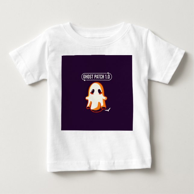T-shirt Pour Bébé Ghost Patch 1.0 (Devant)