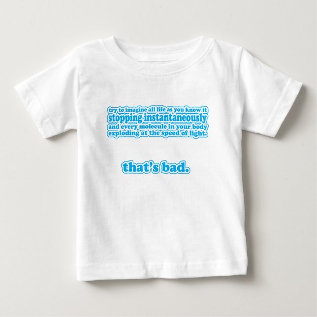 T-shirt Pour Bébé Ghostbusters - That's Bad! (Devant)