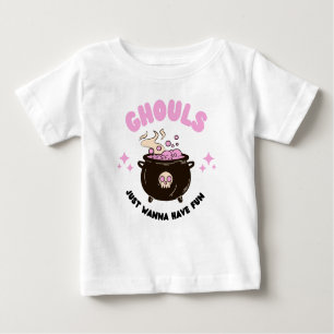 T-shirt Pour Bébé Ghouls veut juste s'amuser