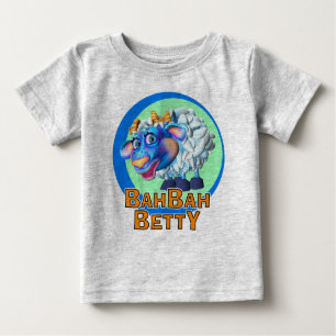 T-shirt Pour Bébé GiggleBellies Bah Bah Betty les moutons