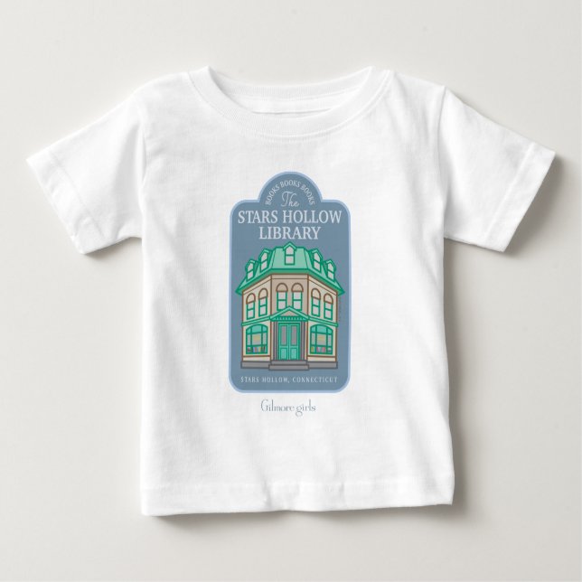 T-shirt Pour Bébé Gilmore Girls | Bibliothèque de Stars Hollow (Devant)