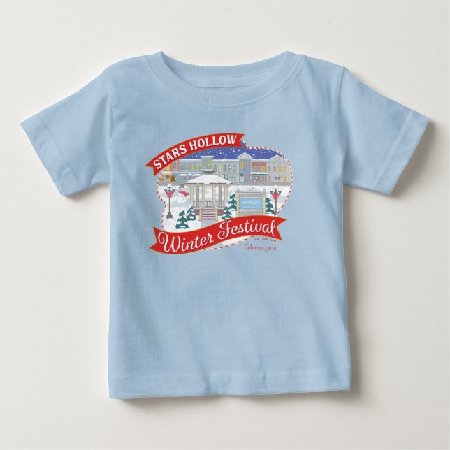 T-shirt Pour Bébé Gilmore Girls | Festival d'hiver de Stars Hollow (Devant)