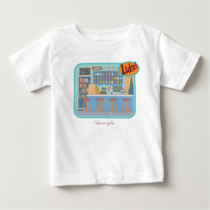 T-shirt Pour Bébé Gilmore Girls Le Graphisme du diner de Luke