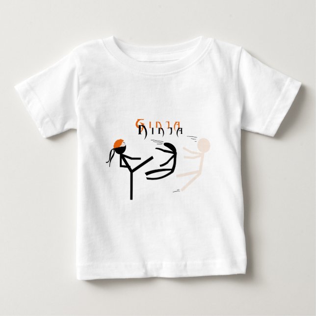 T-shirt Pour Bébé Ginga Ninja (Devant)