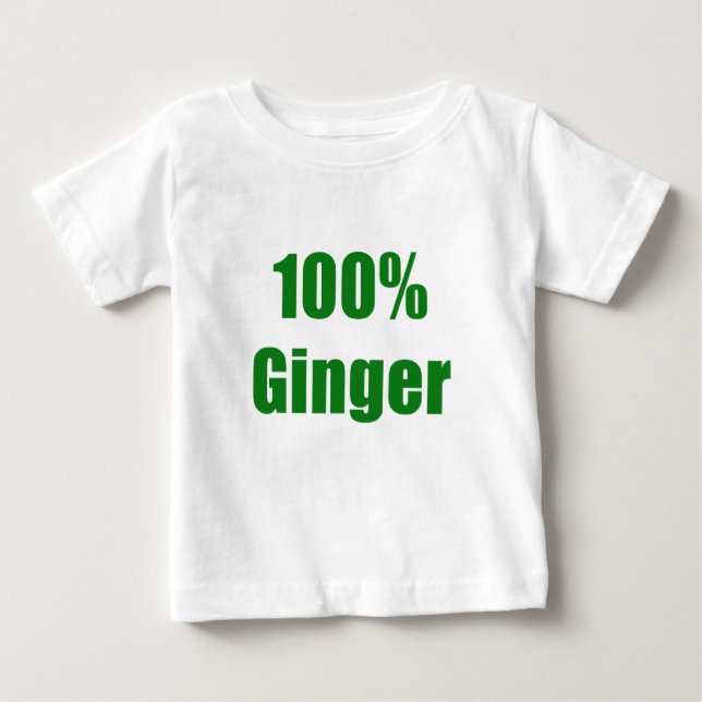 T-shirt Pour Bébé Gingembre 100% (Devant)