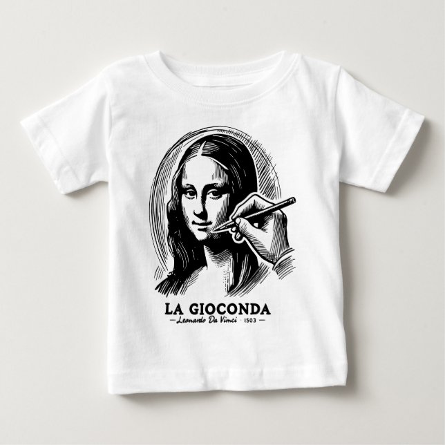 T-shirt Pour Bébé Gioconda (Devant)