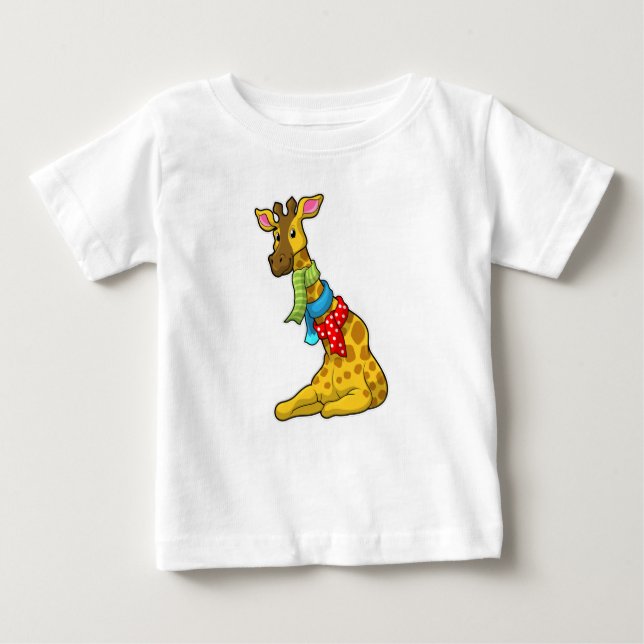T-shirt Pour Bébé Girafe (Devant)