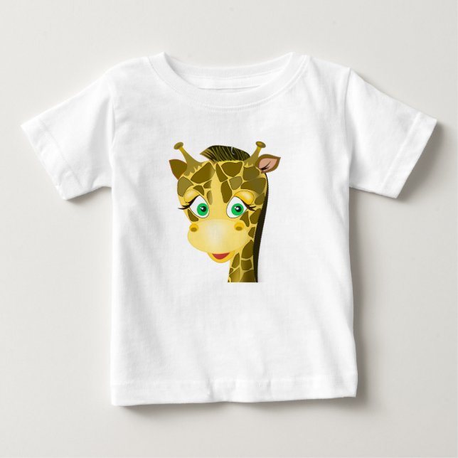 T-shirt Pour Bébé Giraffe Bébé mignonne - (Devant)