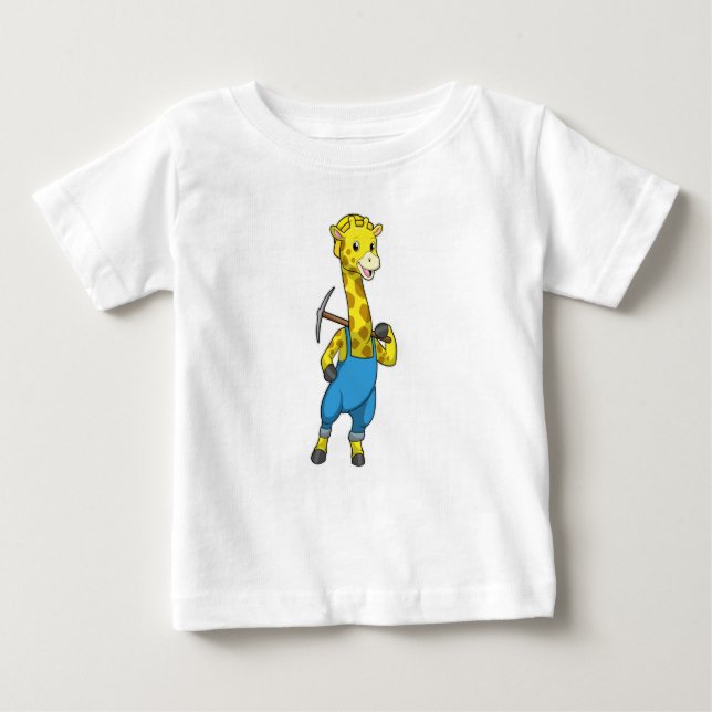 T-shirt Pour Bébé Giraffe de Miner (Devant)