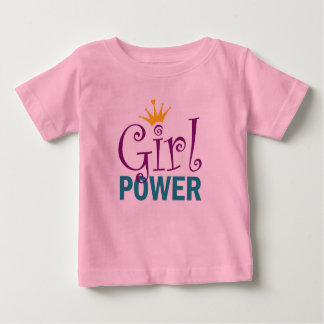 T-shirt Pour Bébé Girl Power