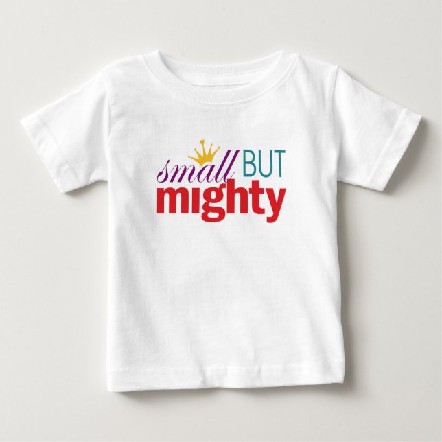 T-shirt Pour Bébé Girl Power - Petite mais puissante robe (Devant)