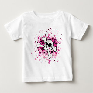 T-shirt Pour Bébé Girlie Skull