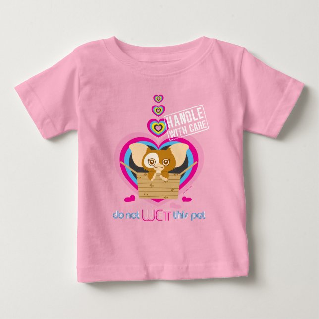 T-shirt Pour Bébé Gizmo | Ne pas attendre cet animal (Devant)