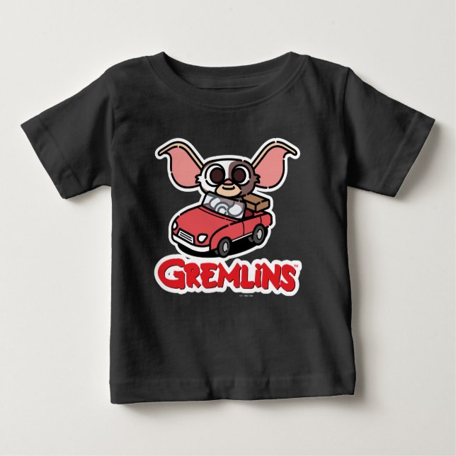 T-shirt Pour Bébé Gizmo | Pilote comique mite (Devant)