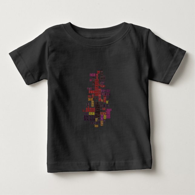 T-shirt Pour Bébé Global Groove : Hakuna Matata dans chaque langue (Devant)