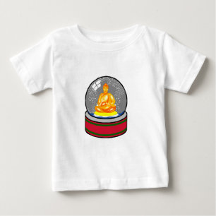 T-shirt Pour Bébé Globe De Neige Bouddha
